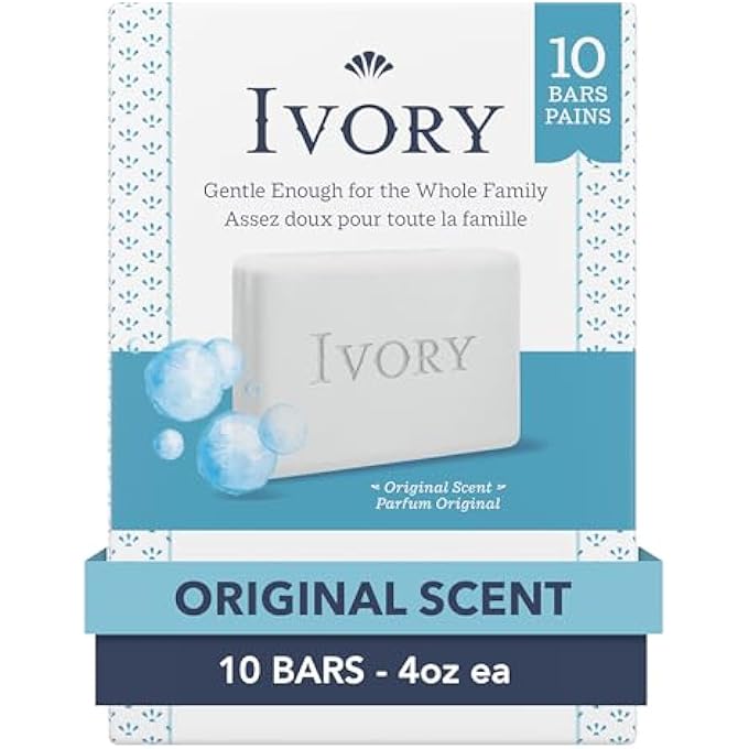 Ivory ORIGINAL 10-COUNT: BATH SIZE BARS (4 OZ), 38.8 OUNCE - Image 1